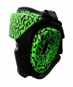 BOXING / MUAY THAI / MMA Mani Kids Junior Boxing Head Gear Guard Green
