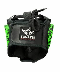BOXING / MUAY THAI / MMA Mani Kids Junior Boxing Head Gear Guard Green