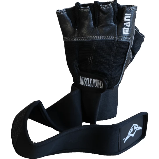 MANI Deluxe Leather Muscle Power Weight Lifting Padded Gloves 12 MANI Deluxe Leather Muscle Power Weight Lifting Padded Gloves
