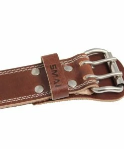 SMAI - Weight Lifting Belt - Brown Leather