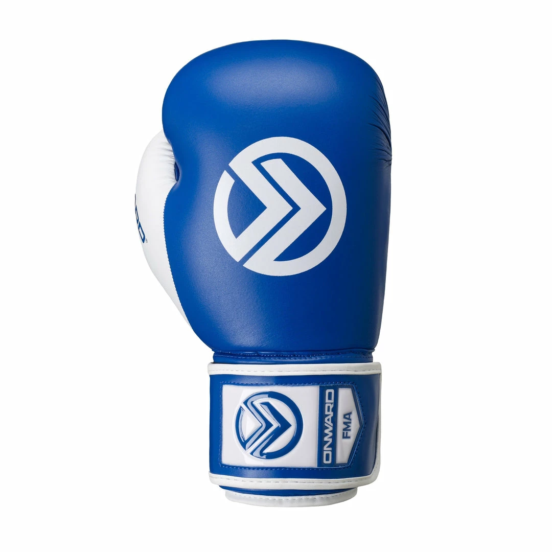 ONWARD Colt Leather Boxing Gloves - Blue 4 ONWARD Colt Leather Boxing Gloves - Blue