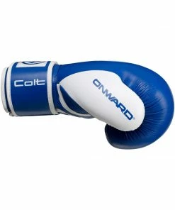 ONWARD Colt Leather Boxing Gloves - Blue 10 ONWARD Colt Leather Boxing Gloves - Blue