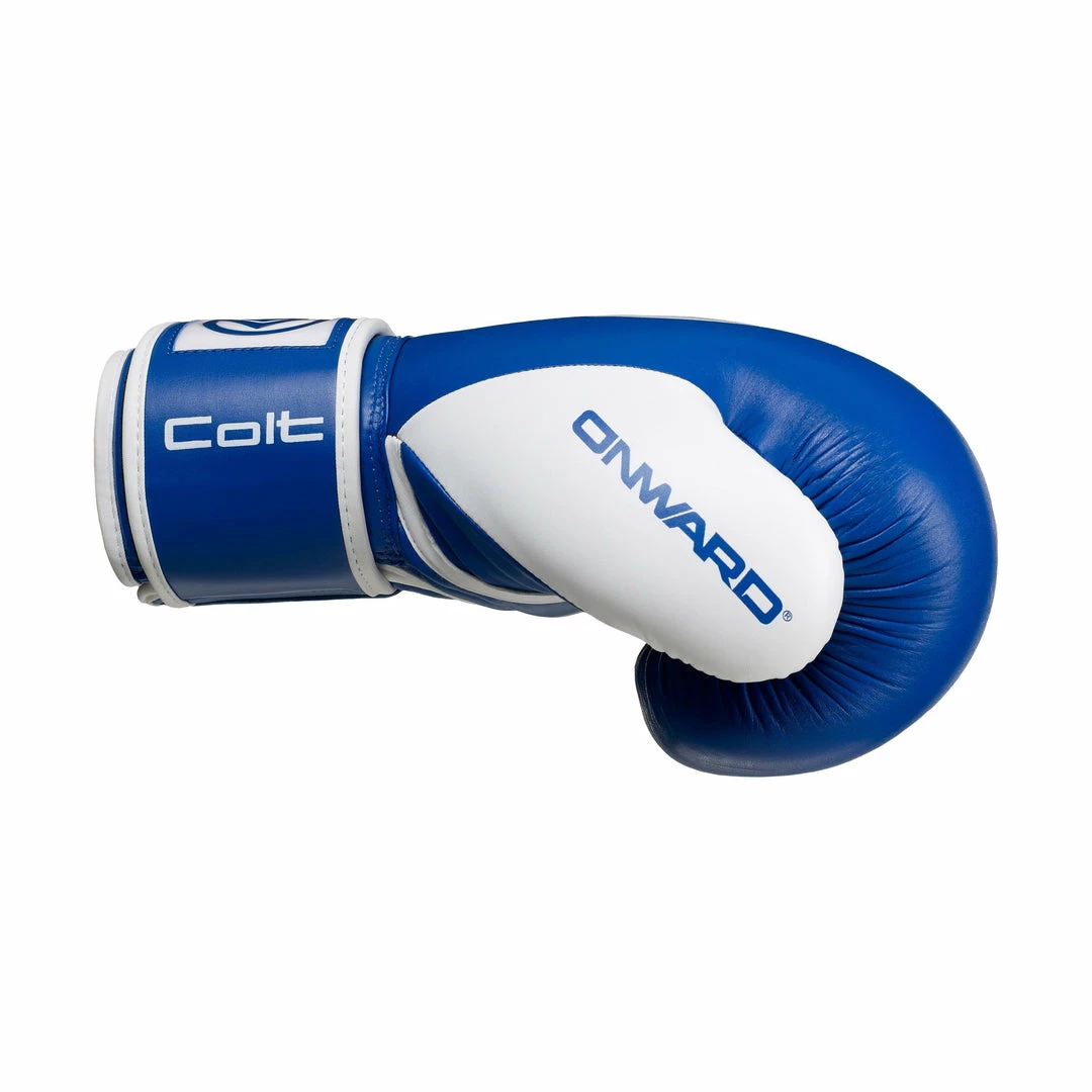 ONWARD Colt Leather Boxing Gloves - Blue 6 ONWARD Colt Leather Boxing Gloves - Blue