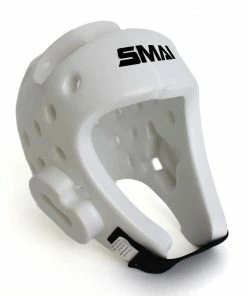 SMAI Martial Arts Head Guard Gear - Dipped White (S / M / L / XL )