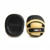 BOXING / MUAY THAI / MMA SMAI Mexican Micro Focus Mitts Pads Pair Gold And Black