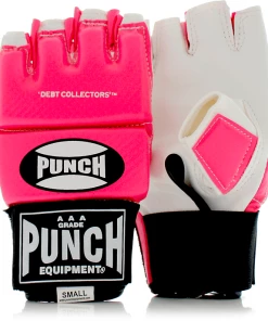 BOXING / MUAY THAI / MMA PUNCH Debt Collectors MMA Mitts Bag Cut Finger Training Gloves