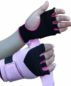BOXING / MUAY THAI / MMA MANI Pink Boxing Quick Wraps [XS/S/M] Ladies / Womens