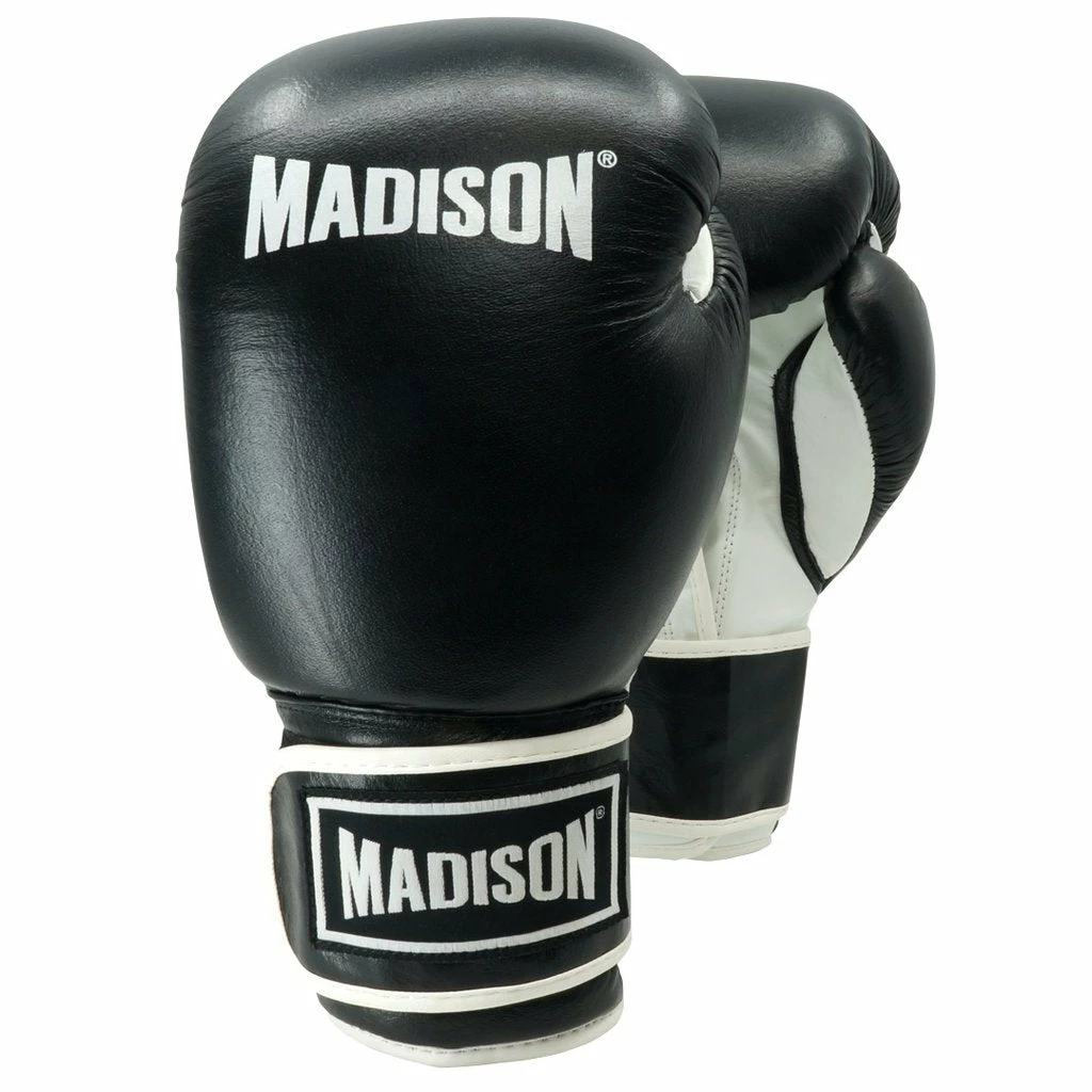 Madison Platinum Boxing Gloves - Black/White Boxing BOXING / MUAY THAI / MMA 3 Madison Platinum Boxing Gloves - Black/White Boxing BOXING / MUAY THAI / MMA