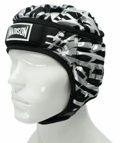 Madison Air Flo KP Kalyn Ponga NRL Rugby League Headguard Headgear - Black / Silver