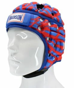 Madison Air Flo KP Kalyn Ponga NRL Rugby League Headguard Headgear - Blue / Red
