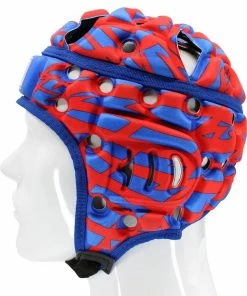Madison Air Flo KP Kalyn Ponga NRL Rugby League Headguard Headgear - Blue / Red