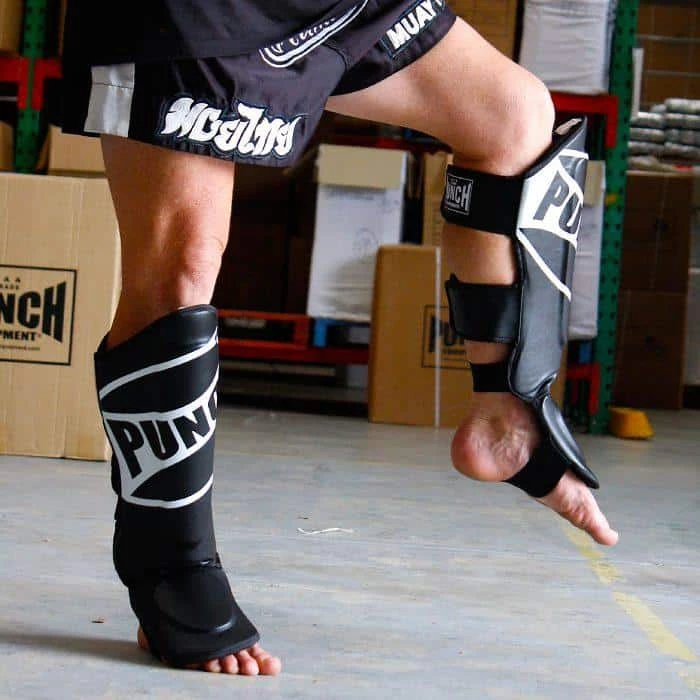 BOXING / MUAY THAI / MMA PUNCH MMA / Muay Thai Shin Pads Lightweight & Flexible 6 BOXING / MUAY THAI / MMA PUNCH MMA / Muay Thai Shin Pads Lightweight & Flexible