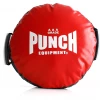PUNCH Deluxe Red Round Boxing Shield 3.5kg Custom Handles AAA Rated BOXING / MUAY THAI / MMA