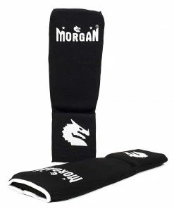 Morgan Elastic Shin & Instep Protectors Pro Grade BOXING / MUAY THAI / MMA