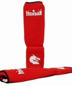 Morgan Elastic Shin & Instep Protectors Pro Grade BOXING / MUAY THAI / MMA