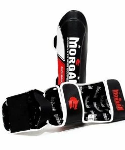 BOXING / MUAY THAI / MMA Morgan V2 Endurance Pro Pre-Curved Shin & Instep Foot Guard Anti-Slip
