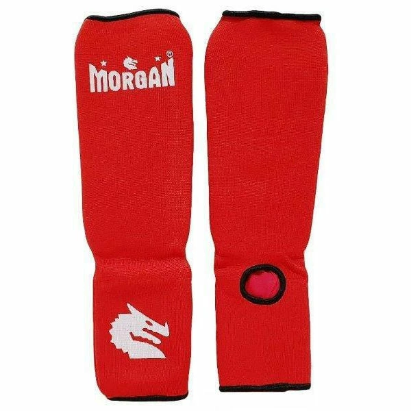 Morgan Elastic Shin & Instep Protectors Pro Grade BOXING / MUAY THAI / MMA 6 Morgan Elastic Shin & Instep Protectors Pro Grade BOXING / MUAY THAI / MMA