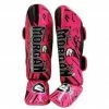 Fluro Pink Morgan Lightweight BKK Ready Shin & Instep Ankle Protection Guard BOXING / MUAY THAI / MMA