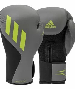 BOXING / MUAY THAI / MMA Adidas Speed Tilt 150 Training Gloves – Grey Black Green