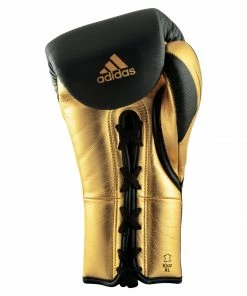 BOXING / MUAY THAI / MMA Adidas Speed TILT 750 Pro Lace-up Boxing Gloves Leather Black/Gold 24 BOXING / MUAY THAI / MMA Adidas Speed TILT 750 Pro Lace-up Boxing Gloves Leather Black/Gold