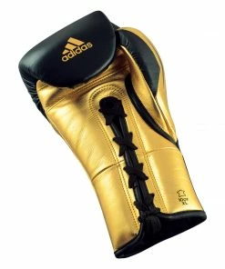 BOXING / MUAY THAI / MMA Adidas Speed TILT 750 Pro Lace-up Boxing Gloves Leather Black/Gold 30 BOXING / MUAY THAI / MMA Adidas Speed TILT 750 Pro Lace-up Boxing Gloves Leather Black/Gold