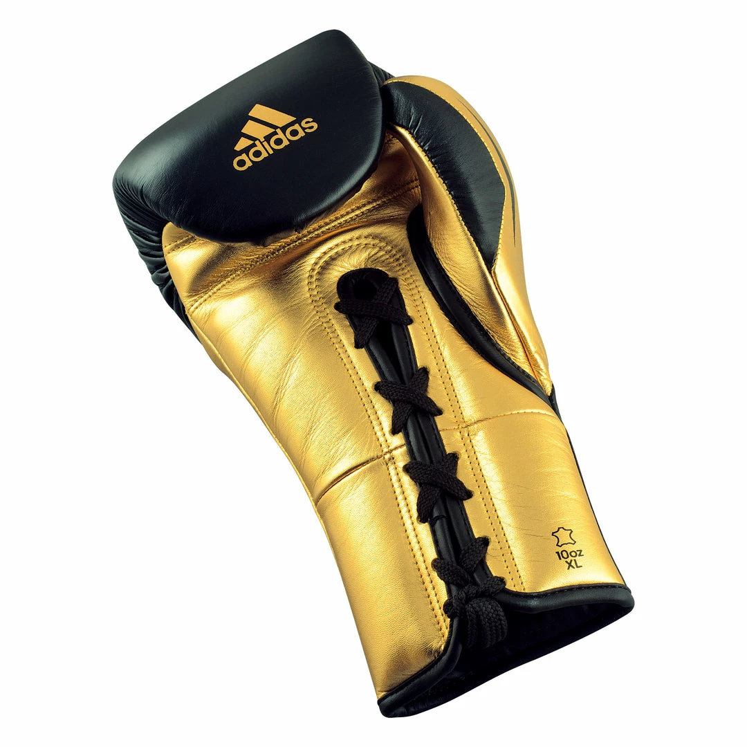 BOXING / MUAY THAI / MMA Adidas Speed TILT 750 Pro Lace-up Boxing Gloves Leather Black/Gold 11 BOXING / MUAY THAI / MMA Adidas Speed TILT 750 Pro Lace-up Boxing Gloves Leather Black/Gold