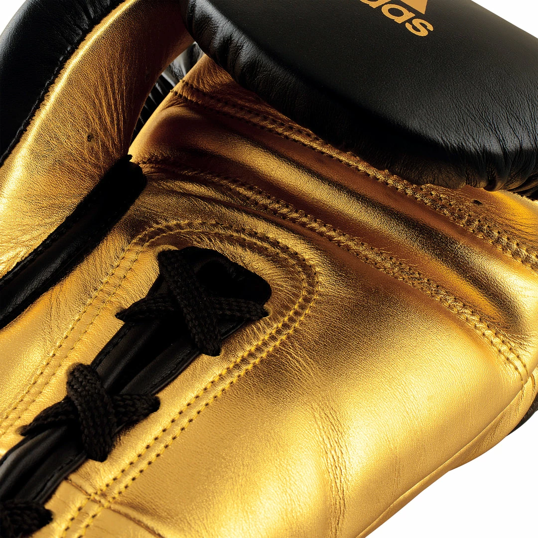 BOXING / MUAY THAI / MMA Adidas Speed TILT 750 Pro Lace-up Boxing Gloves Leather Black/Gold 18 BOXING / MUAY THAI / MMA Adidas Speed TILT 750 Pro Lace-up Boxing Gloves Leather Black/Gold
