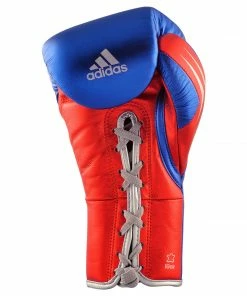 Adidas Speed TILT 750 Pro Lace-up Boxing Gloves Leather Red/Blue