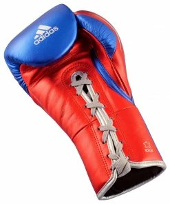 Adidas Speed TILT 750 Pro Lace-up Boxing Gloves Leather Red/Blue