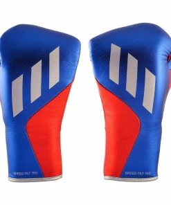 Adidas Speed TILT 750 Pro Lace-up Boxing Gloves Leather Red/Blue
