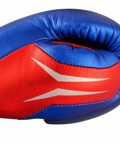 Adidas Speed TILT 750 Pro Lace-up Boxing Gloves Leather Red/Blue