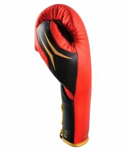 Adidas Speed TILT 750 Pro Lace-up Boxing Gloves Leather Red/Black/Gold