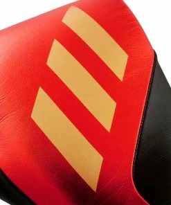 Adidas Speed TILT 750 Pro Lace-up Boxing Gloves Leather Red/Black/Gold