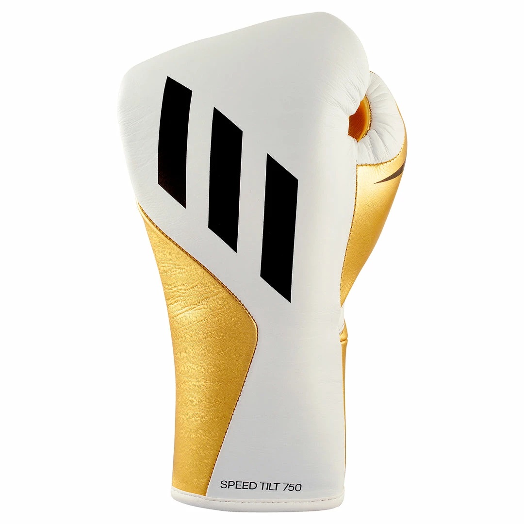 Adidas Speed TILT 750 Pro Lace-up Boxing Gloves Leather White/Gold BOXING / MUAY THAI / MMA 5 Adidas Speed TILT 750 Pro Lace-up Boxing Gloves Leather White/Gold BOXING / MUAY THAI / MMA