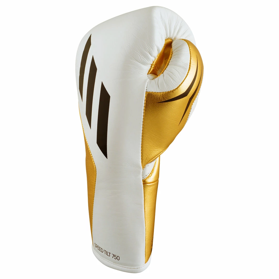 Adidas Speed TILT 750 Pro Lace-up Boxing Gloves Leather White/Gold BOXING / MUAY THAI / MMA 8 Adidas Speed TILT 750 Pro Lace-up Boxing Gloves Leather White/Gold BOXING / MUAY THAI / MMA