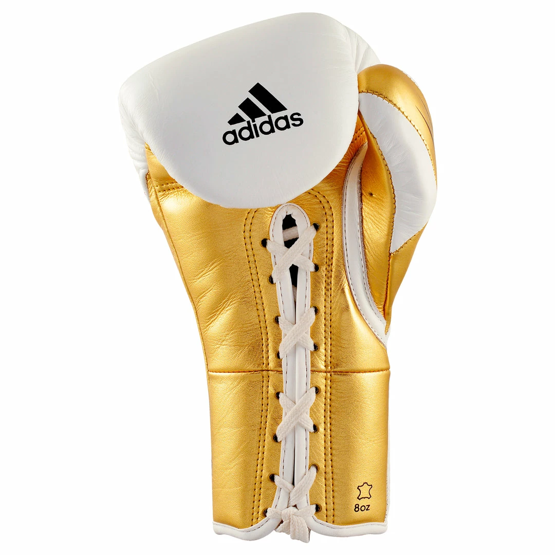 Adidas Speed TILT 750 Pro Lace-up Boxing Gloves Leather White/Gold BOXING / MUAY THAI / MMA 6 Adidas Speed TILT 750 Pro Lace-up Boxing Gloves Leather White/Gold BOXING / MUAY THAI / MMA