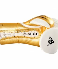 Adidas Speed TILT 750 Pro Lace-up Boxing Gloves Leather White/Gold BOXING / MUAY THAI / MMA 29 Adidas Speed TILT 750 Pro Lace-up Boxing Gloves Leather White/Gold BOXING / MUAY THAI / MMA