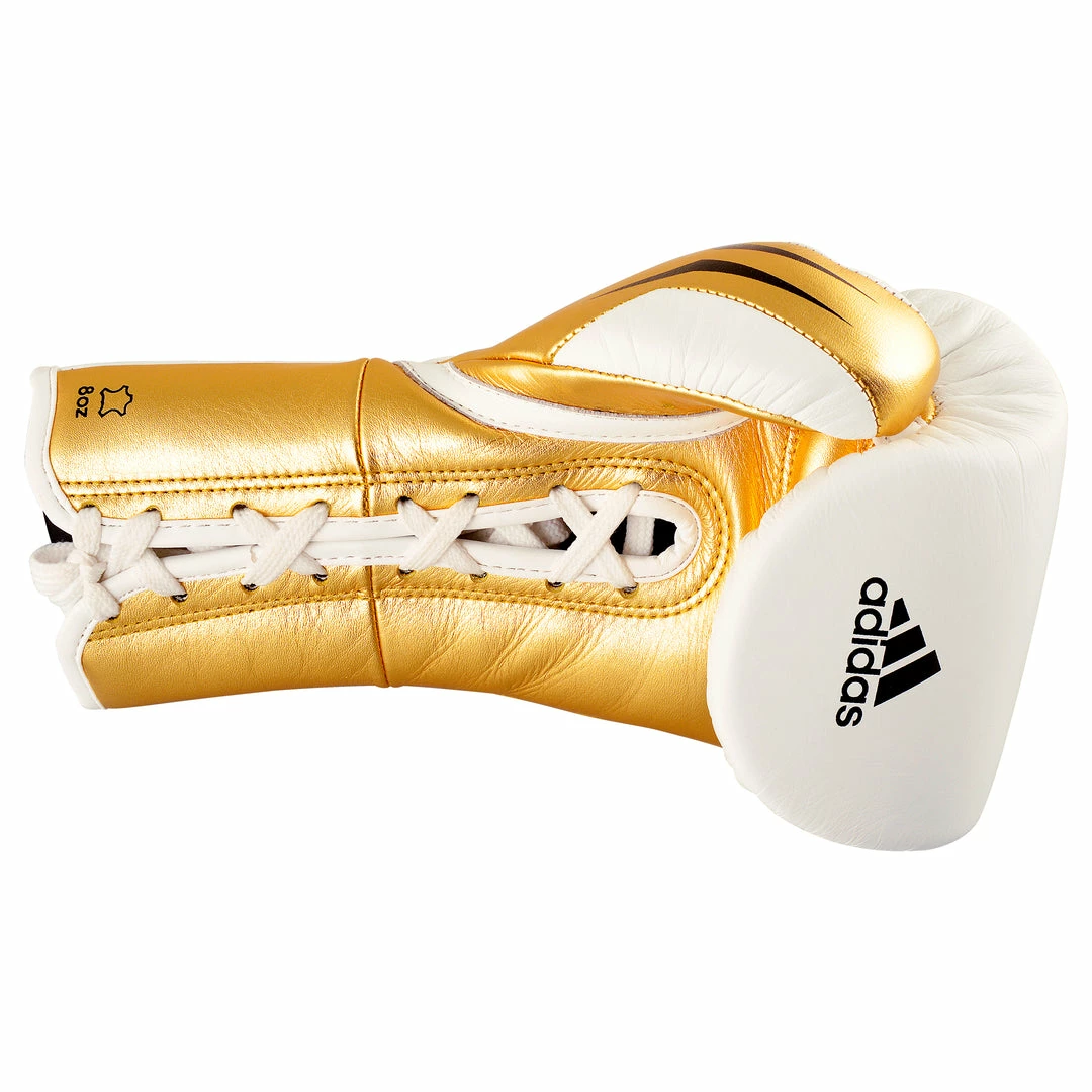 Adidas Speed TILT 750 Pro Lace-up Boxing Gloves Leather White/Gold BOXING / MUAY THAI / MMA 10 Adidas Speed TILT 750 Pro Lace-up Boxing Gloves Leather White/Gold BOXING / MUAY THAI / MMA