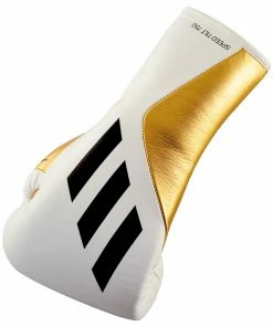Adidas Speed TILT 750 Pro Lace-up Boxing Gloves Leather White/Gold BOXING / MUAY THAI / MMA 35 Adidas Speed TILT 750 Pro Lace-up Boxing Gloves Leather White/Gold BOXING / MUAY THAI / MMA