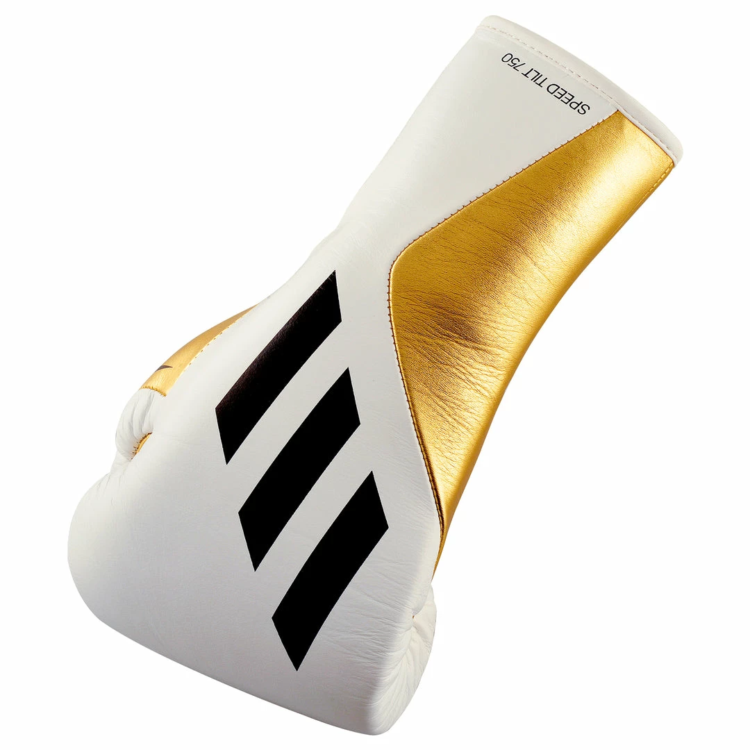 Adidas Speed TILT 750 Pro Lace-up Boxing Gloves Leather White/Gold BOXING / MUAY THAI / MMA 16 Adidas Speed TILT 750 Pro Lace-up Boxing Gloves Leather White/Gold BOXING / MUAY THAI / MMA