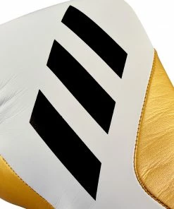 Adidas Speed TILT 750 Pro Lace-up Boxing Gloves Leather White/Gold BOXING / MUAY THAI / MMA 37 Adidas Speed TILT 750 Pro Lace-up Boxing Gloves Leather White/Gold BOXING / MUAY THAI / MMA