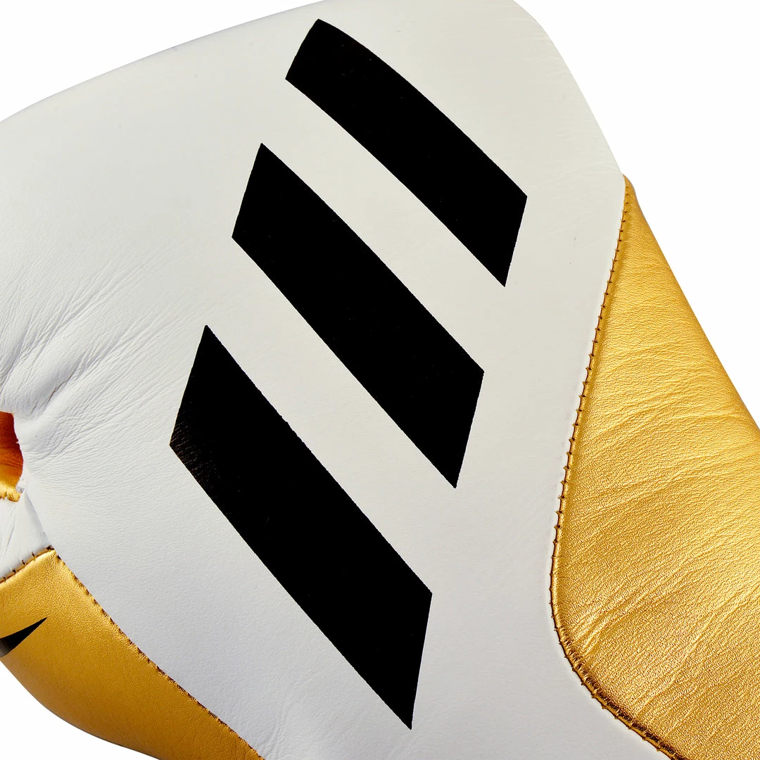 Adidas Speed TILT 750 Pro Lace-up Boxing Gloves Leather White/Gold BOXING / MUAY THAI / MMA 18 Adidas Speed TILT 750 Pro Lace-up Boxing Gloves Leather White/Gold BOXING / MUAY THAI / MMA