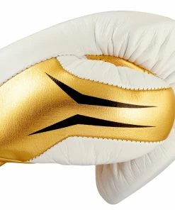 Adidas Speed TILT 750 Pro Lace-up Boxing Gloves Leather White/Gold BOXING / MUAY THAI / MMA 38 Adidas Speed TILT 750 Pro Lace-up Boxing Gloves Leather White/Gold BOXING / MUAY THAI / MMA
