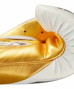 Adidas Speed TILT 750 Pro Lace-up Boxing Gloves Leather White/Gold BOXING / MUAY THAI / MMA 41 Adidas Speed TILT 750 Pro Lace-up Boxing Gloves Leather White/Gold BOXING / MUAY THAI / MMA