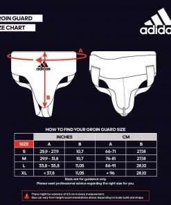 Adidas Adi Star Pro Groin Guard Metallic Black/Silver BOXING / MUAY THAI / MMA