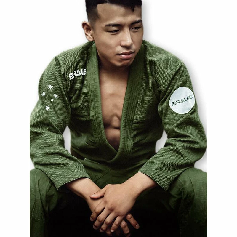 MARTIAL ARTS Braus Southern Cross Jiu Jitsu BJJ Gi - Army Green 3 MARTIAL ARTS Braus Southern Cross Jiu Jitsu BJJ Gi - Army Green