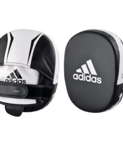 Adidas Speed 550 Micro Air Leather Focus Pads Mitts - Black / White