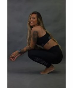 Braus Energy Cross Back Sports Bra – Black