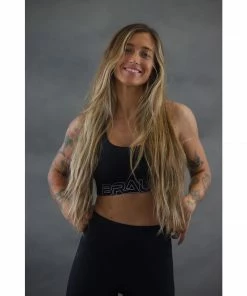 Braus Energy Cross Back Sports Bra – Black