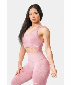 Sting Allure Womens Seamless Sports Bra - Pink